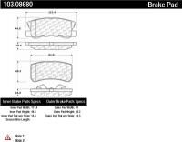 Rear Ceramic Pads