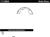 Rear Parking Brake Shoes