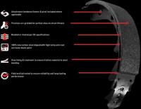 Rear Parking Brake Shoes