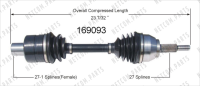 Right New CV Complete Assembly 169093