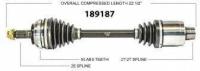 Right New CV Complete Assembly 189187